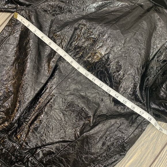 7 FOR ALL MANKIND Women Leather Jacket Biker Coat AN9335L152 Black XS Luxe Lamb - Picture 4 of 10